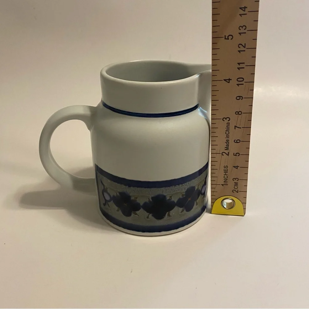 Vintage 1973 Creamer Small Pitcher Royal Doulton Lambeth Stoneware “Tangier”